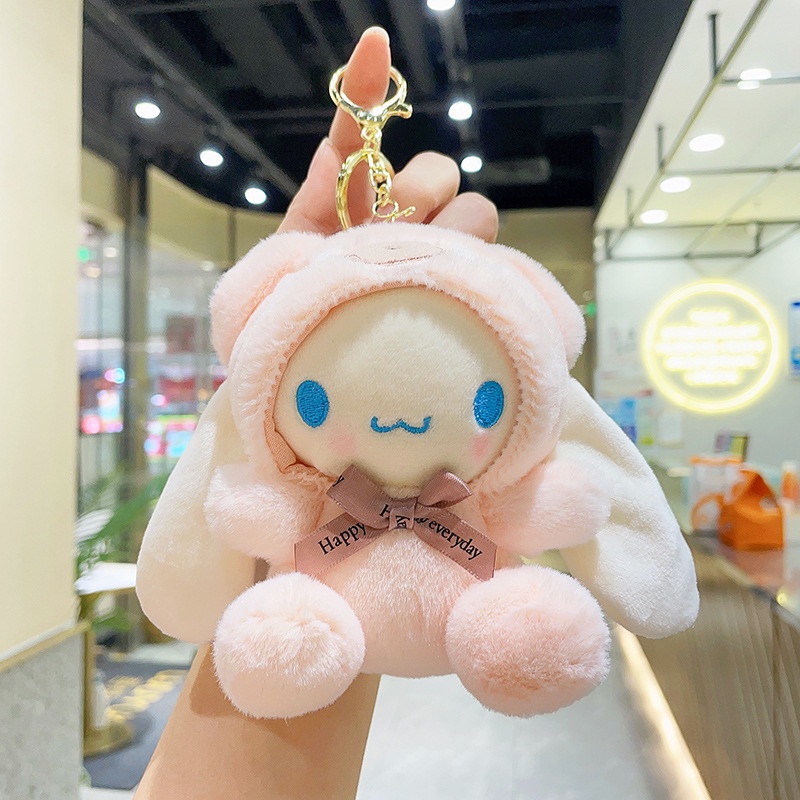 SANRIO Móc Khóa Hình Thỏ Nhồi Bông Đáng Yêu Cho Bé