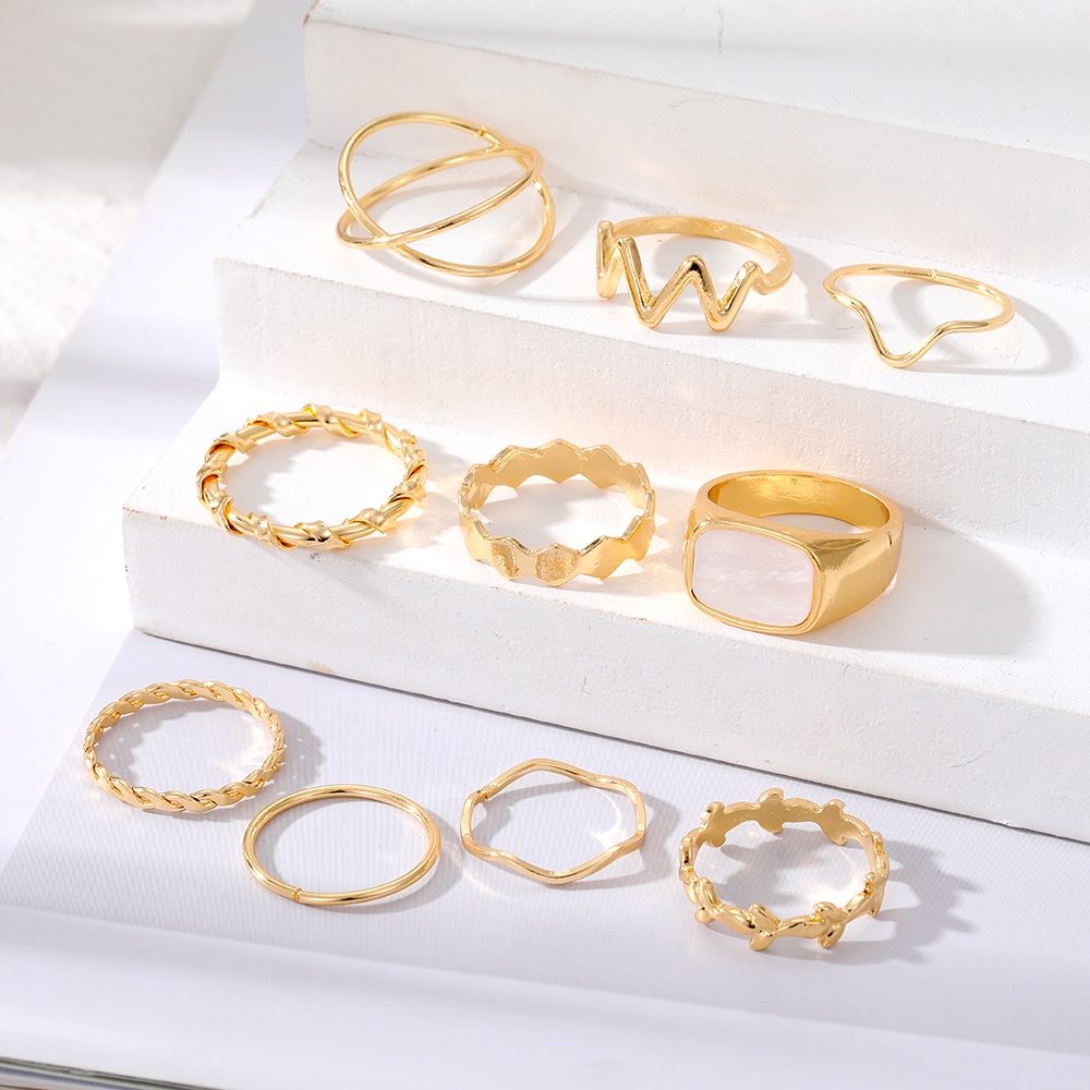 Nhẫn Hình Nơ Đính Ngọc Trai Giả Bằng Kim Loại Màu Vàng / Bạc Thời Trang Cho Nữ