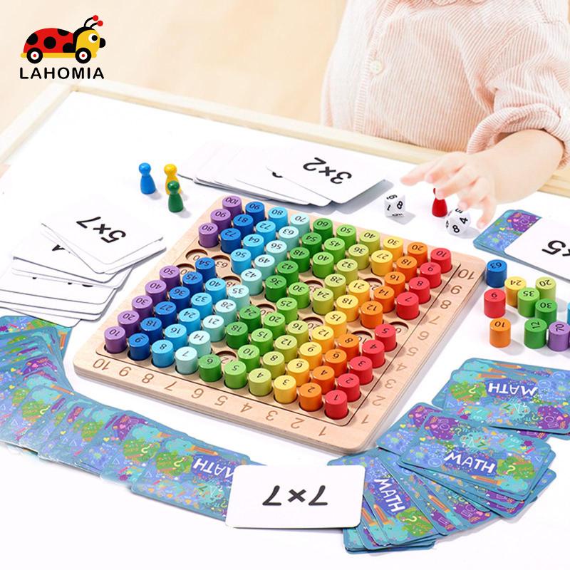 LAHOMIA Bảng đồ chơi phép nhân học tập theo phương pháp montessori đa năng vui nhộn dành cho trẻ em