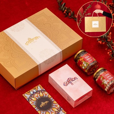 Hộp quà tặng trung thu Nhụy Hoa Nghệ Tây Saffron Jahan 0.5Gr