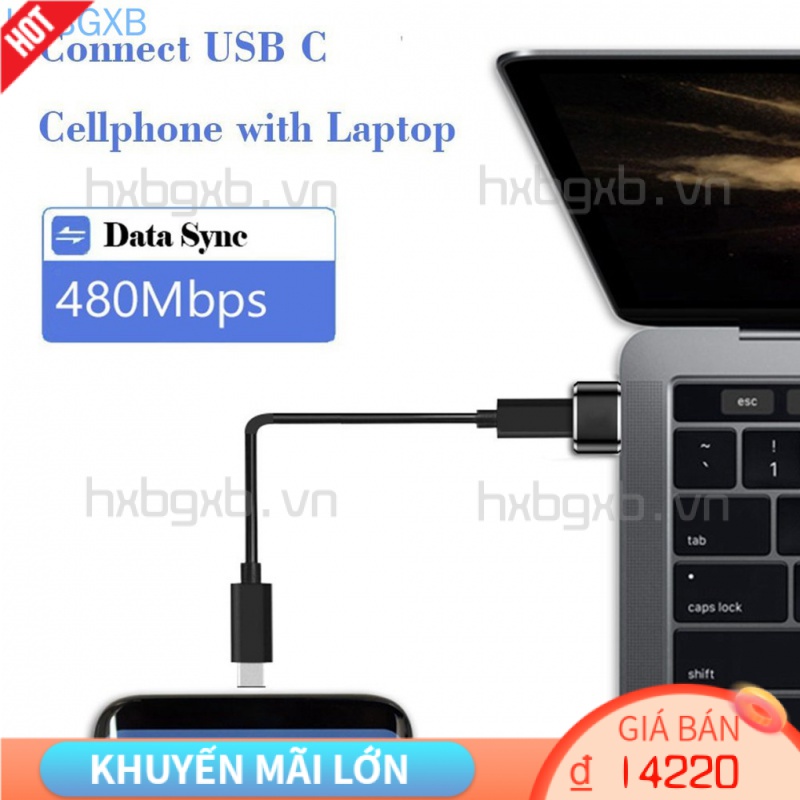 Đầu chuyển đổi USB sang Type-c cho laptop chất lượng