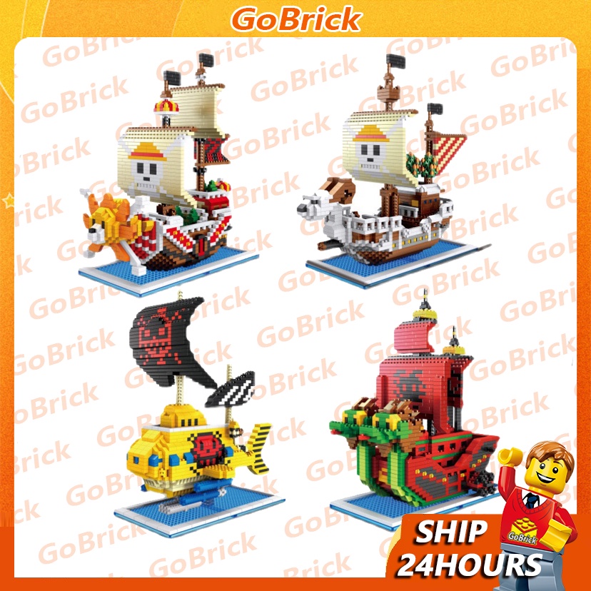Mô Hình Đồ Chơi Lego Tàu Cướp Biển One Piece GoBrick045