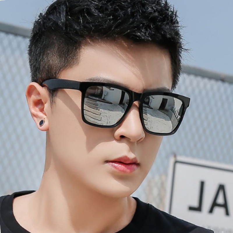 Kính mát gọng vuông Mắt kính râm chống tia UV400 thời trang cho nam nữ