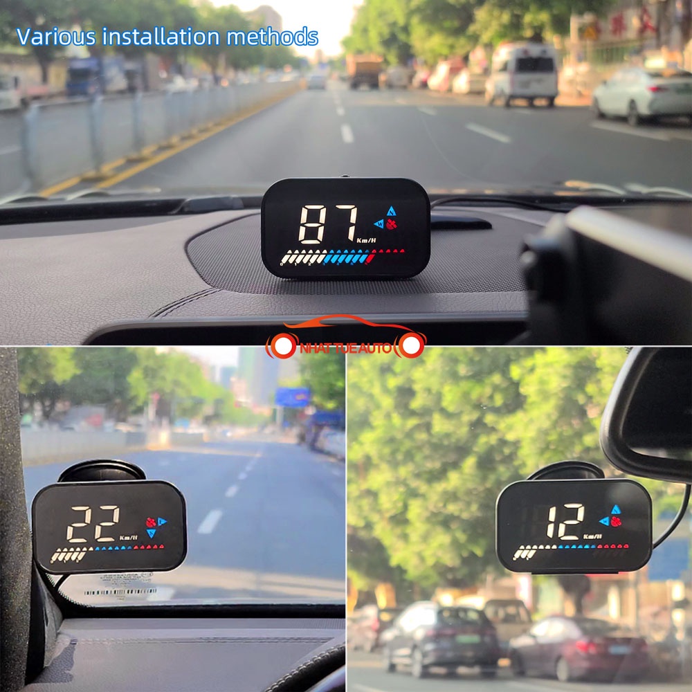 ĐỒNG HỒ TỐC ĐỘ HIỂN THỊ TRÊN MÀN HÌNH HUD-MG7, CẢNH BÁO TỐC ĐỘ, CẢNH BÁO MỆT MỎI, HÚT KÍNH ĐỂ TAPLO