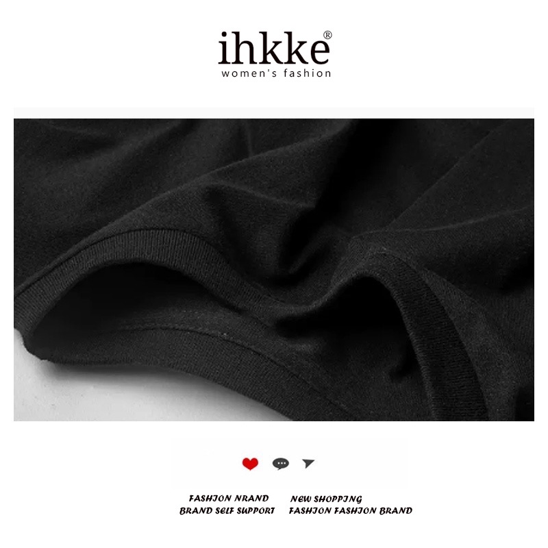 ihkke Áo Thun Đen Tay Ngắn In Hình Thiên Thần Tình Yêu Thời Trang Hàn Quốc Cho Cặp Đôi