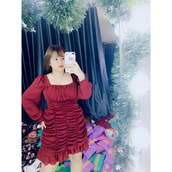 ĐẦM NHÚN TAY DÀI 60-90Kg