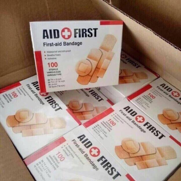 Băng Go y Tế 1 hộp 100 cái to nhỏ