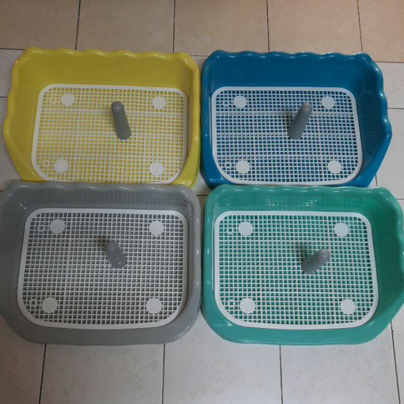 [THÚ CƯNG] Khay Vệ Sinh Thành Cao Cho Chó, Cún, Khay Hướng Dẫn Cho Chó Đi Vệ Sinh Đúng Cách