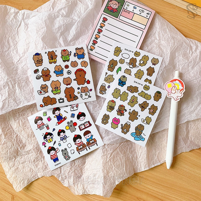 Sticker Hình Dán Trang Trí Dễ Thương Nhỏ Xinh