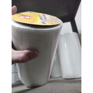 Lưới thủy tinh cuộn tự dính 5-10-15-20cm cho thạch cao, chống thấm, sơn bả
