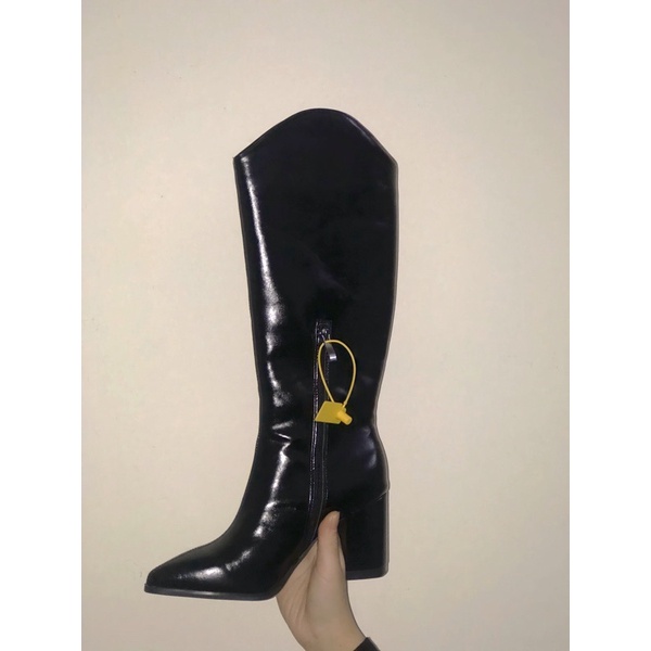Ảnh Thật BOOT ĐÙI CAO GÓT ULZZANG HOT HIT THỜI TRANG LOẠI 1