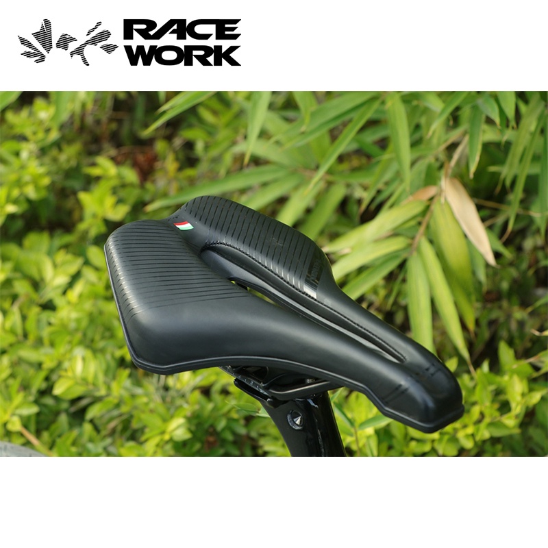 Yên Xe Đạp Leo Núi Bằng Da Sợi Nhỏ 143mm Thoáng Khí Thoải Mái