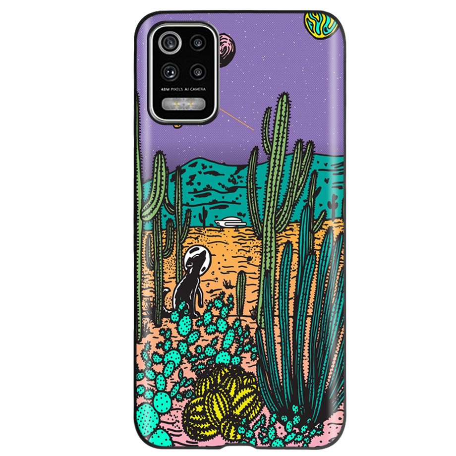 Ốp Điện Thoại TPU Dẻo Màu Đen In Họa Tiết Hoạt Hình Bươm Bướm & Hoa Cho LG K62 Q52 LG K62 Plus K 62 +