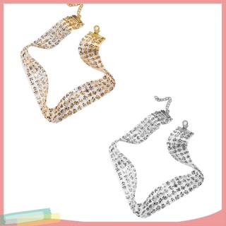 Vòng Cổ Choker Đính Hạt Lấp Lánh Thời Trang Cho Nữ