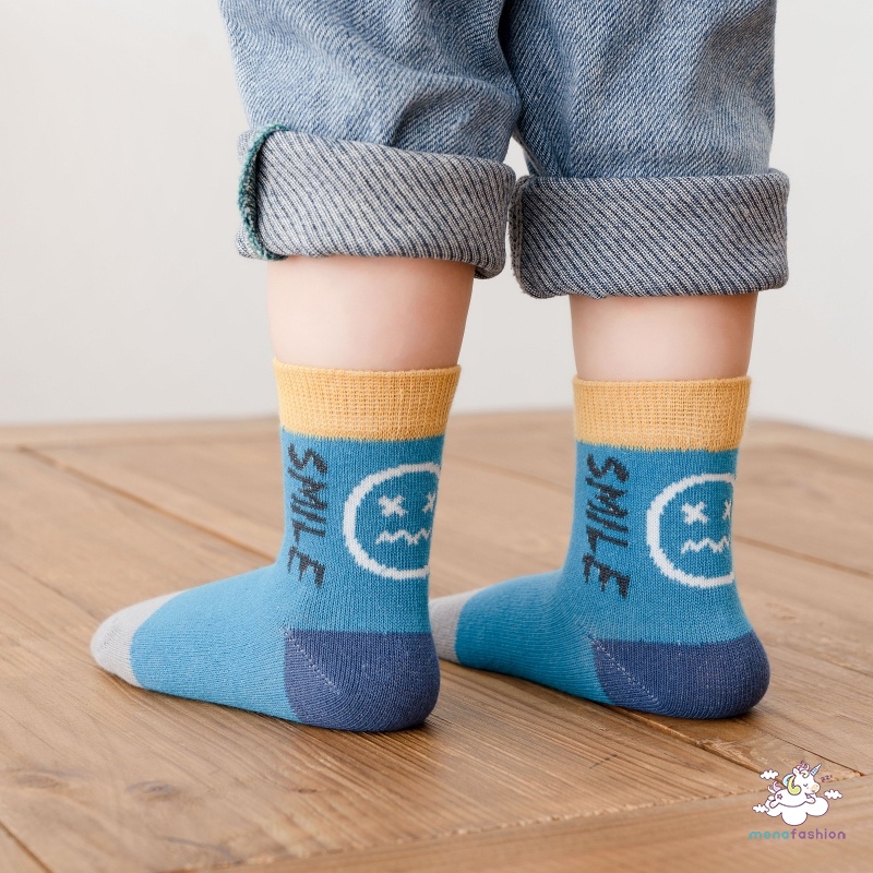 Set 5 Đôi Tất Họa Tiết Hoạt Hình Cho Bé