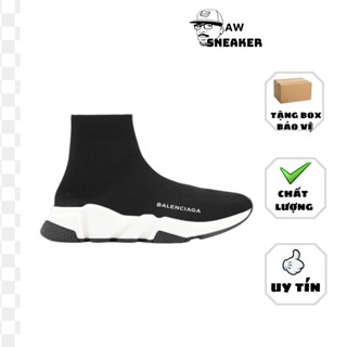 Giày thể thao Balenciaga speed đen trắng hot 2023,Giày sneaker cao cấp Balen speed cao cổ đen trắng chuẩn 1:1 full pk