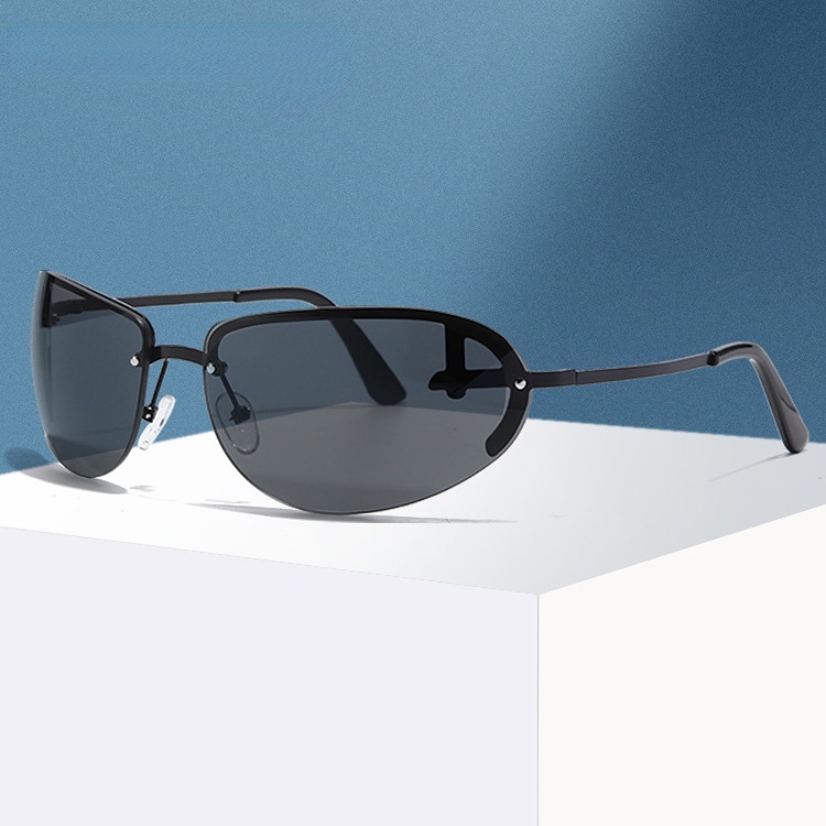 Kính Mát Gọng Kim Loại Thời Trang Cho Nam / Nữ