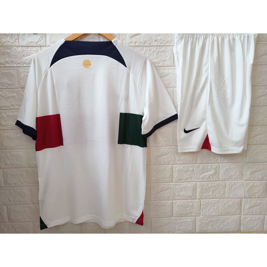 Bộ Bồ Đào Nha trắng sân khách 2022 hàng cao cấp bigsize