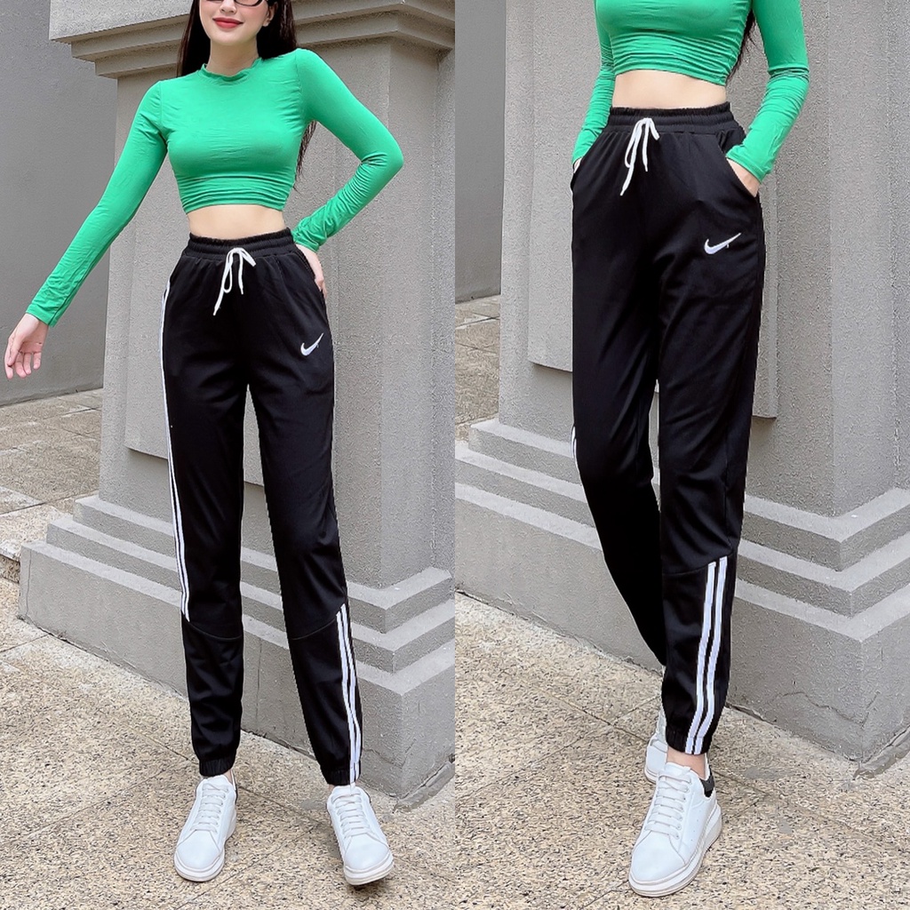 Quần jogger nữ tôn dáng, chất umi co dãn dày dặn thoải mái, thời trang CHIDO chuyên sỉ có sẵn SLL Q2851356