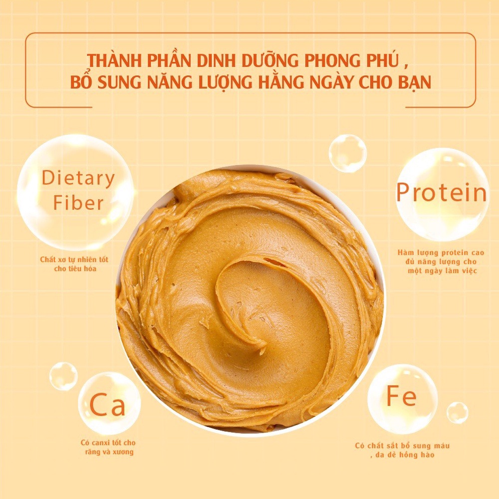 Bơ đậu phộng 400g - 2 loại Mịn và Hạt Dan D Pak