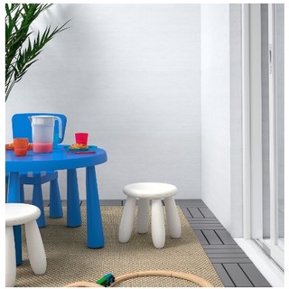 Ghế đẩu trắng Mammut IKEA