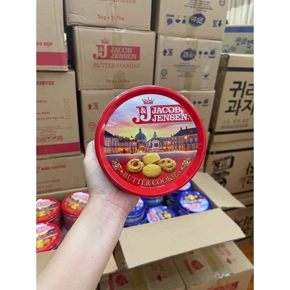 Bánh Jacob Jensen nhập khẩu Malaysia 114g - SIÊU RẺ - đóng quà Tết đẳng cấp