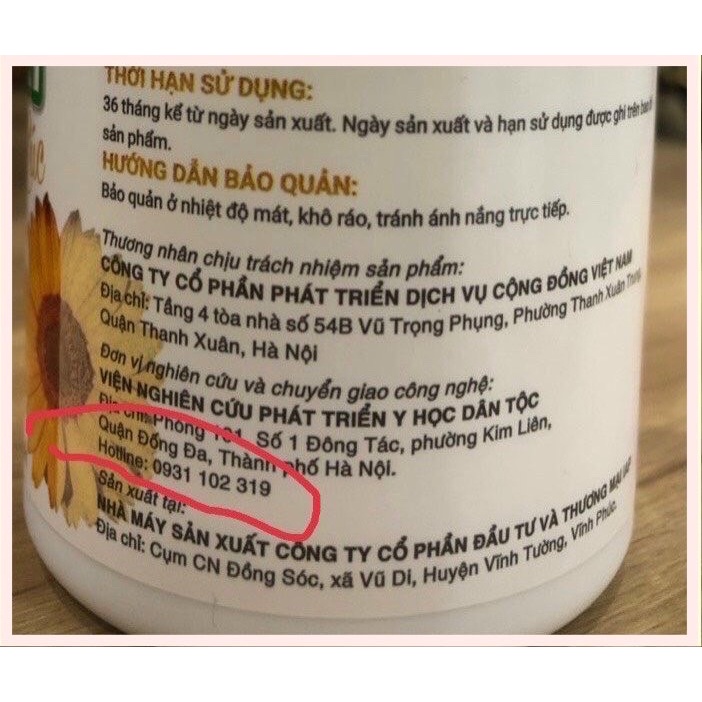 Giảm Béo Hoa Cúc - Viện Y Học Dân Tộc - Thải 5-7Kg Mỡ Không Tăng Lại - Giảm Cân An Toàn Và Hiệu Quả