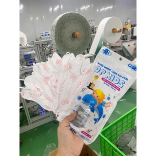 (Bán sỉ Thùng 300c) Khẩu trang Cua Trẻ em, King kua Crab Kids (size 4-10 tuổi)