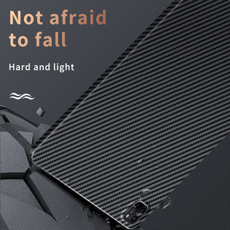 Ốp Máy Tính Bảng Sợi Carbon Siêu Mỏng Tản Nhiệt Chống Sốc Cho iPad Air 4 5 iPad Pro 11 12.9 10.9