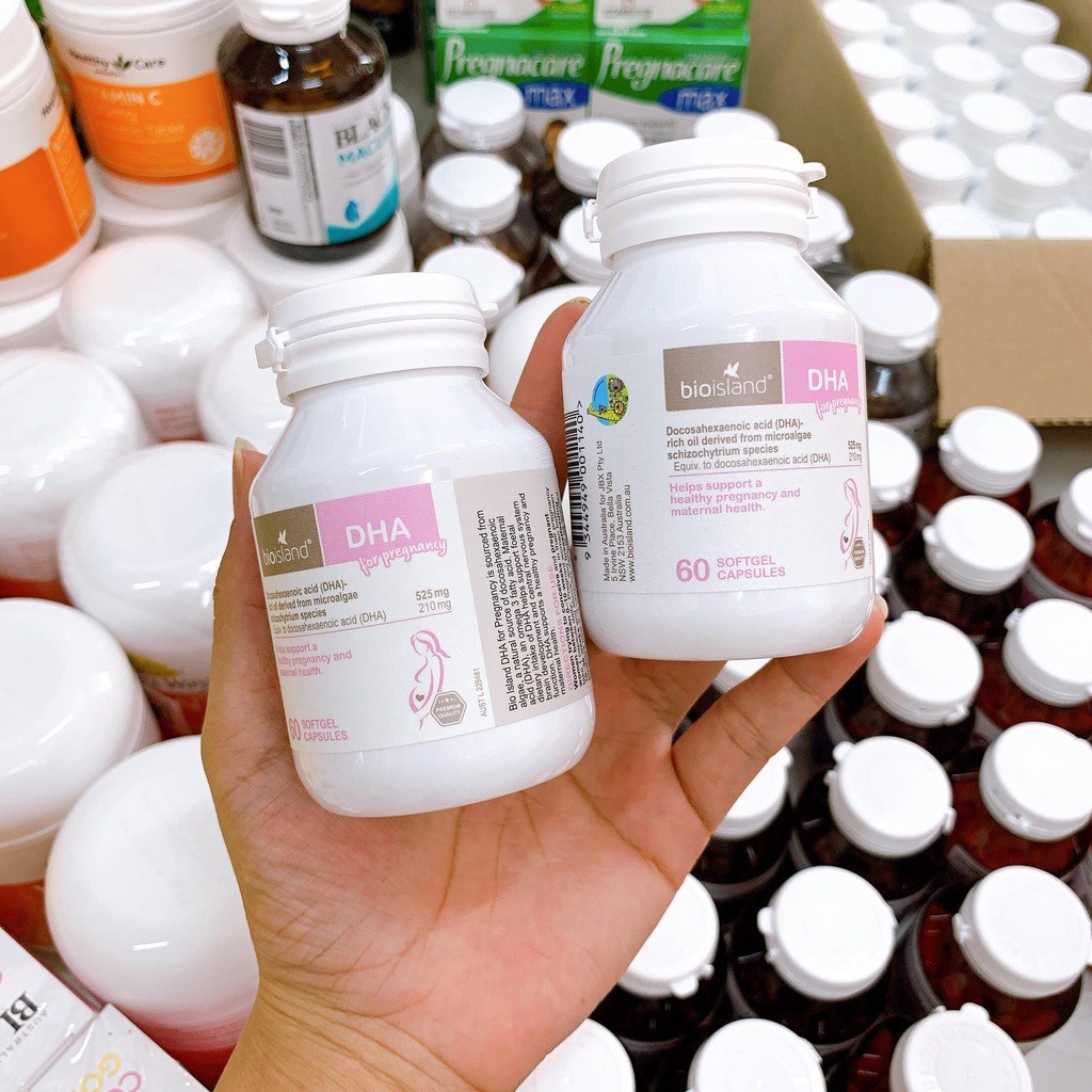 DHA cho bà bầu Bio Island For Prenancy 60 viên của Úc