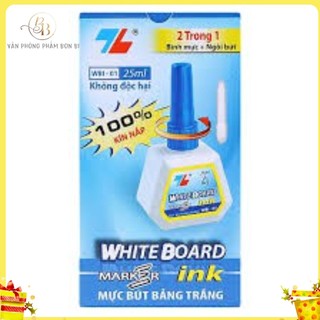 Mực bút lông bảng THIÊN LONG WBI-01, mực bút dạ bảng WB-03 xoá được