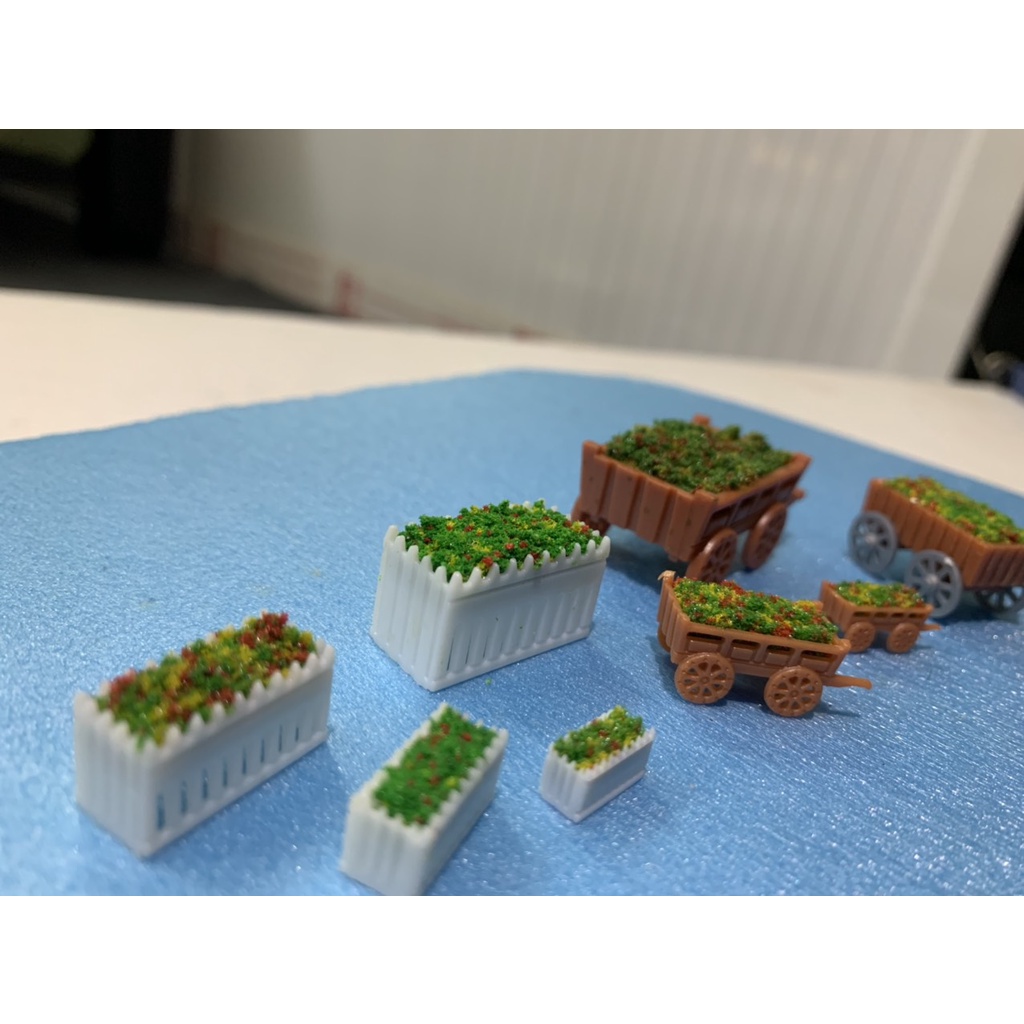 Mô Hình Chậu Hoa Trang Trí Vườn Mô Hình