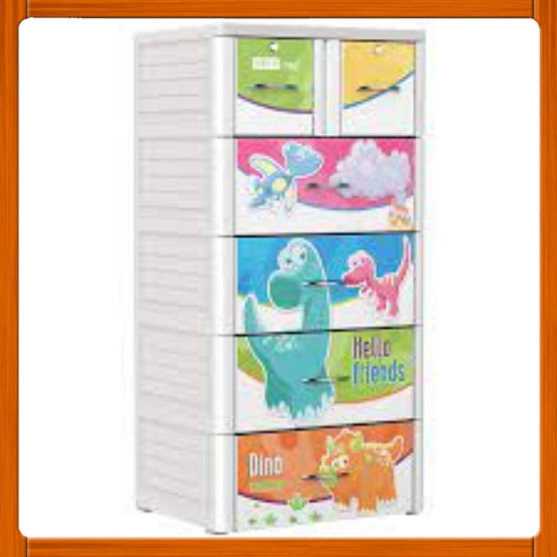 Tủ nhựa Duy Tân 5 tầng tủ đựng quần áo Tabi M 60 x 48 x 124 cm