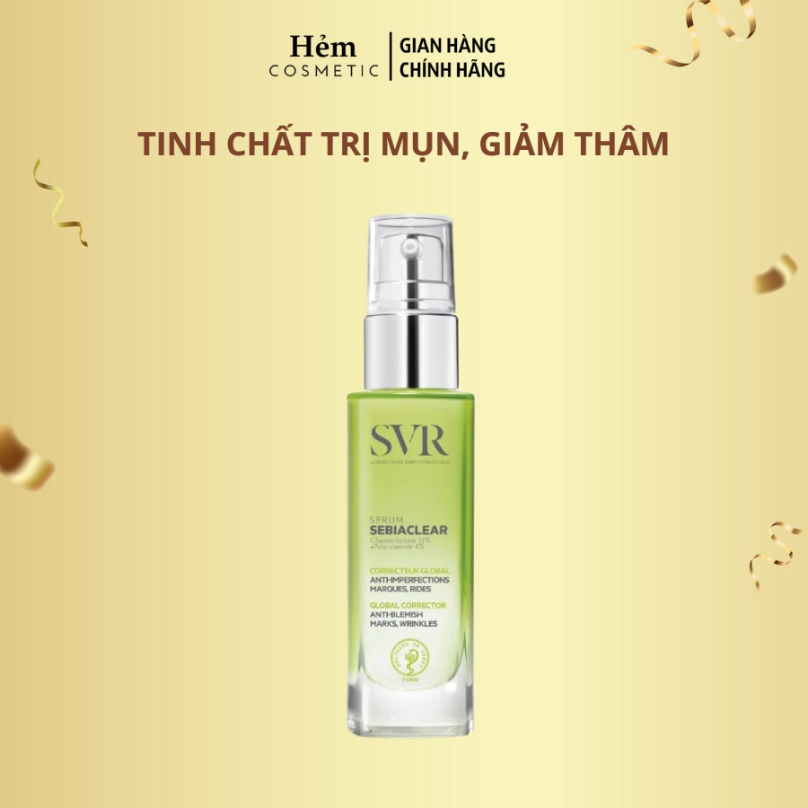 Tinh chất serum giảm m.ụ.n mờ thâm SVR Sebiaclear Serum 30ml- Hẻm Cosmetic