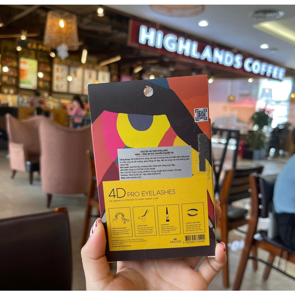 LÔNG MI GIẢ CHUYÊN NGHIỆP VACOSI 4D PRO EYELASHES
