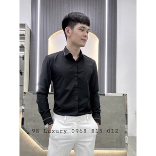 Áo Sơ Mi Nam phối viền