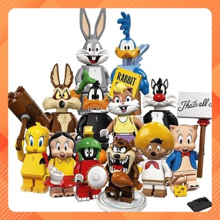 Minifigures Lắp Ráp Nhân Vật Trong Phim Hoạt Hình Looney Toons Bugs Bunny Marvin Daffy Duck Sylvester 91001-91012