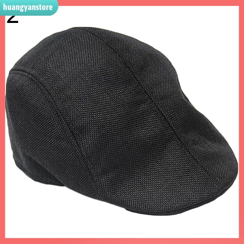 HY| Mũ beret màu trơn đơn giản thời trang nam nữ