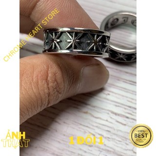 Nhẫn Unisex Chrome Heart Star bạc cao cấp - Chrome Heart Store