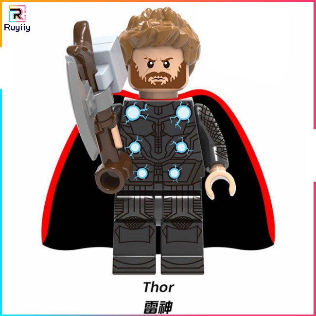 Mô Hình Lắp Ráp Nhân Vật Siêu Anh Hùng Marvel RU3