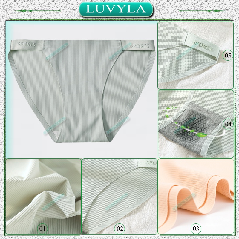 Quần lót nữ su đúc thun lạnh sexy kháng khuẩn cao cấp LUVYLA QLS13