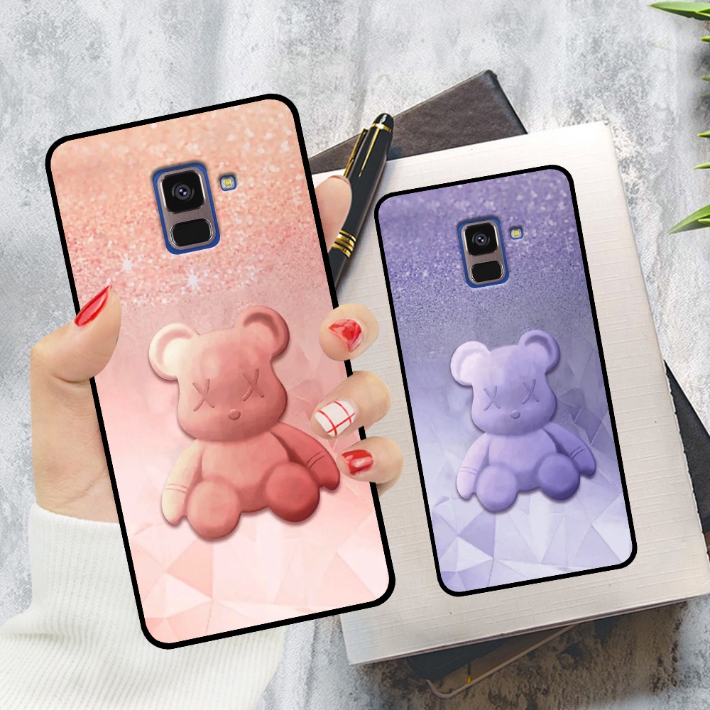 Ốp lưng Samsung A5 2018 / A8 2018 / A8 Plus / A8+ in hình Bearbrick dễ thương siêu đáng yêu