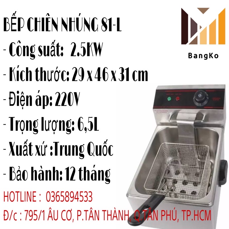 -  - Bếp Chiên Nhúng Cao Cấp 81-L