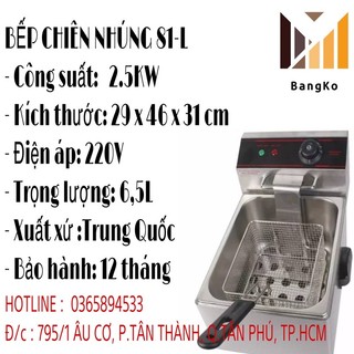 [ Hàng SHUNJI Chính Hãng ] - [ Loại dày 2 ] - Bếp Chiên Nhúng Cao Cấp 81-L