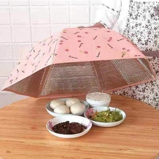 Lồng bàn giữ nhiệt gấp gọn 6 cạnh có khung sắt