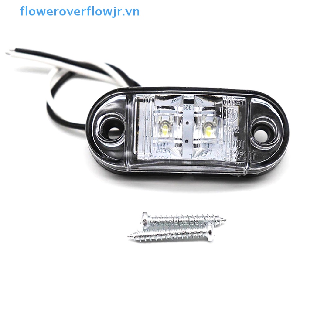 Đèn LED Cảnh Báo Hình Oval 12V 24V Chuyên Dụng Cho Xe Tải