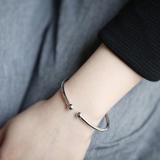 Vòng Tay Mạ Bạc Đơn Giản Cá Tính