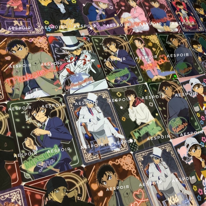 Lẻ card neon Conan hàng chính hãng kèm sleeve