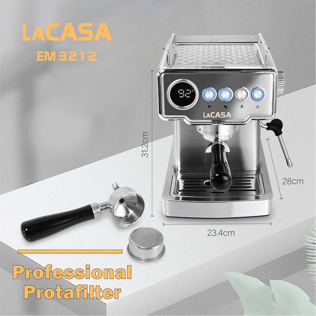 Máy pha cà phê Lacasa EM3212