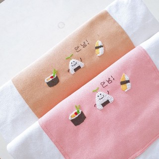 Túi Tote Cavas thêu Sushi